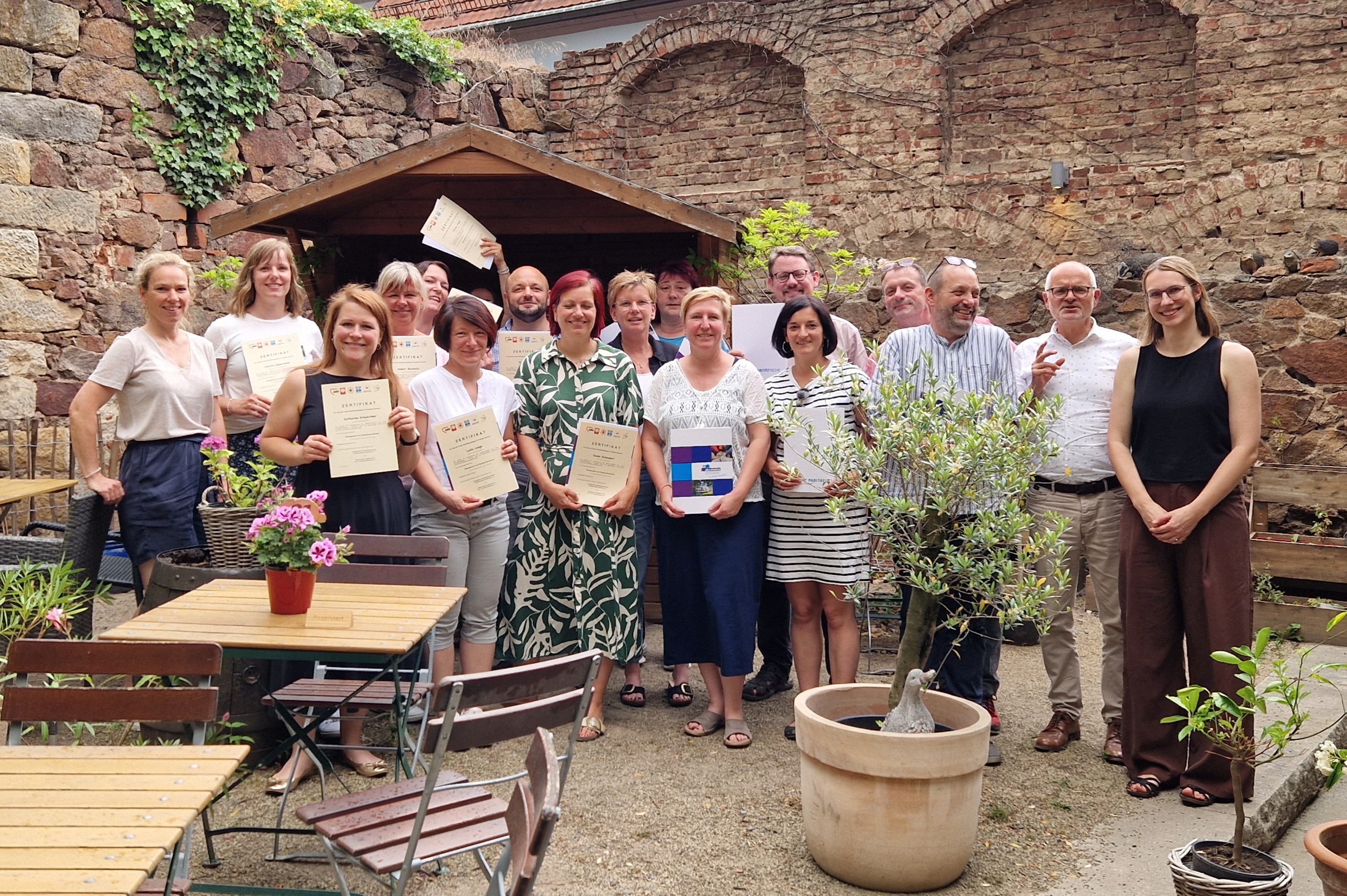 Gruppenbild der Teilnehmenden am Zertifikatskurs.